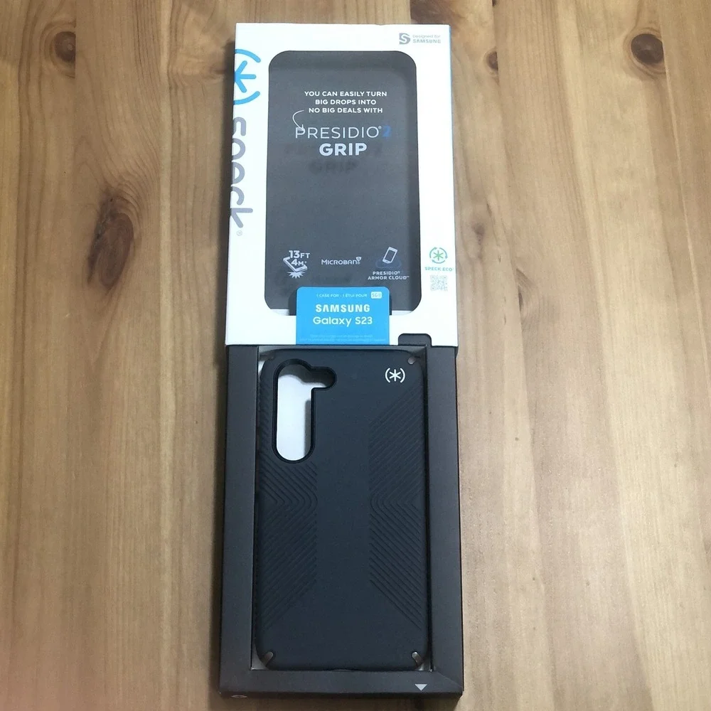 Speck Presidio 2 Grip Case Samsung Galaxy S23 Charcoal Gray/Bronze